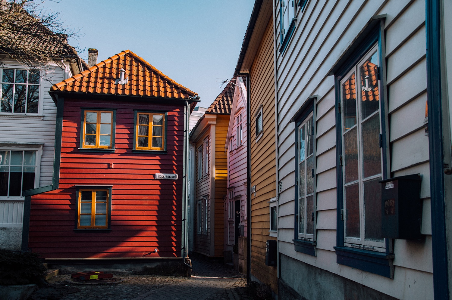maisons colorées Bergen